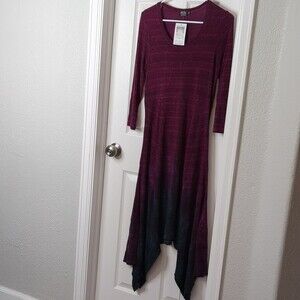 Art of Cloth Camilla dress, long dress asymmetrical hem size xs